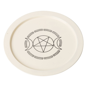 Altar Offering Plate, Triple Moon