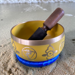 Yellow and Gold Singing Bowl
