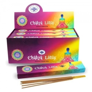 Chakra Lotus Incense Sticks 15gms GREEN TREE