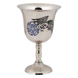Goblet raven 7.5cm x 13cm