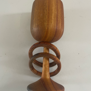 Small Wooden Wedding Goblet